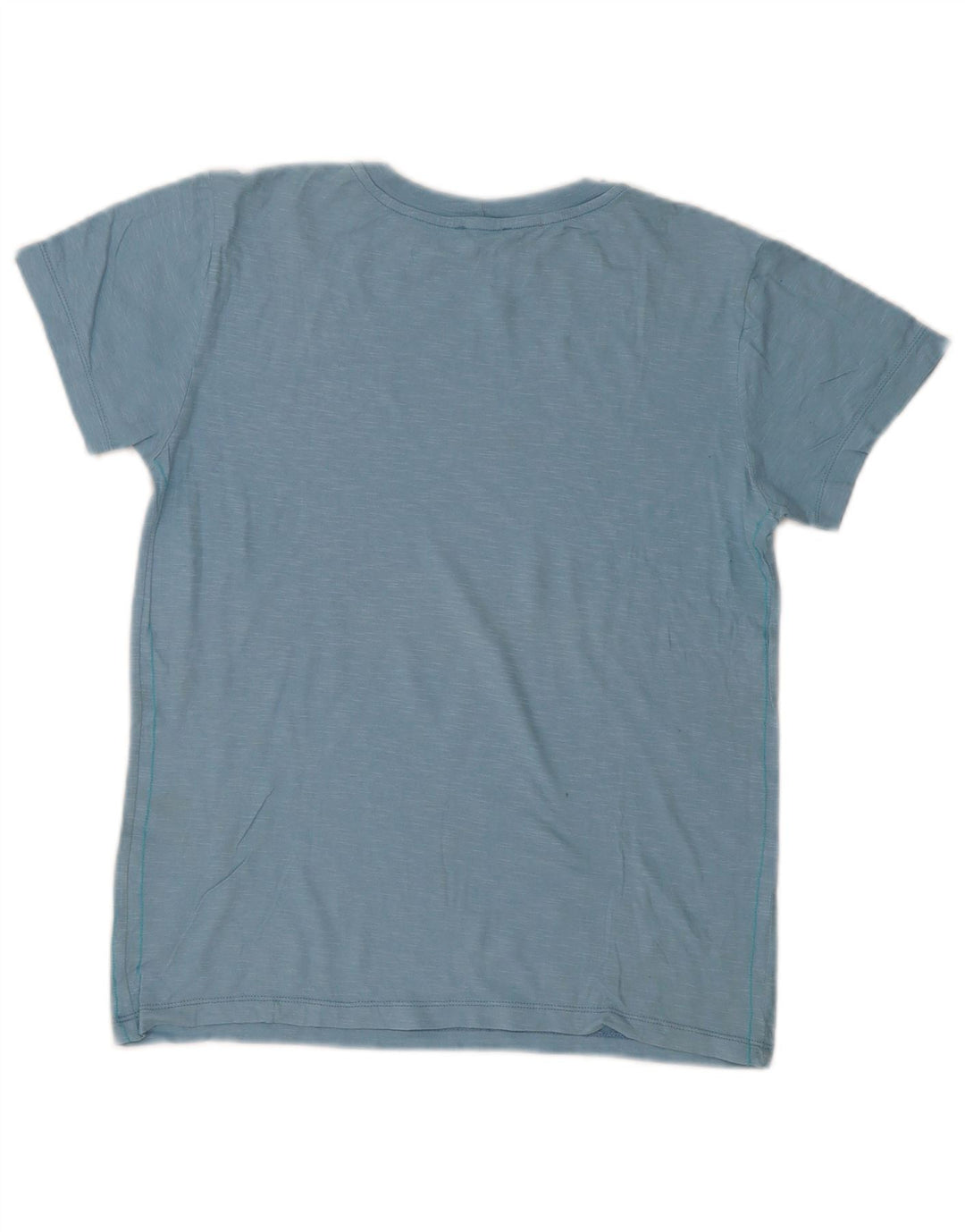 Benetton T-Shirt Graphique Femme UK 14 Bleu Moyen
