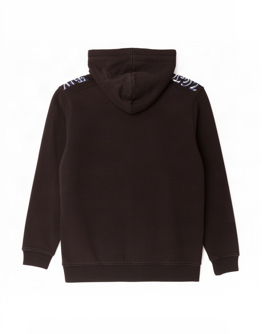 Terranova Pull à capuche graphique pour homme, grand, noir, polyester
