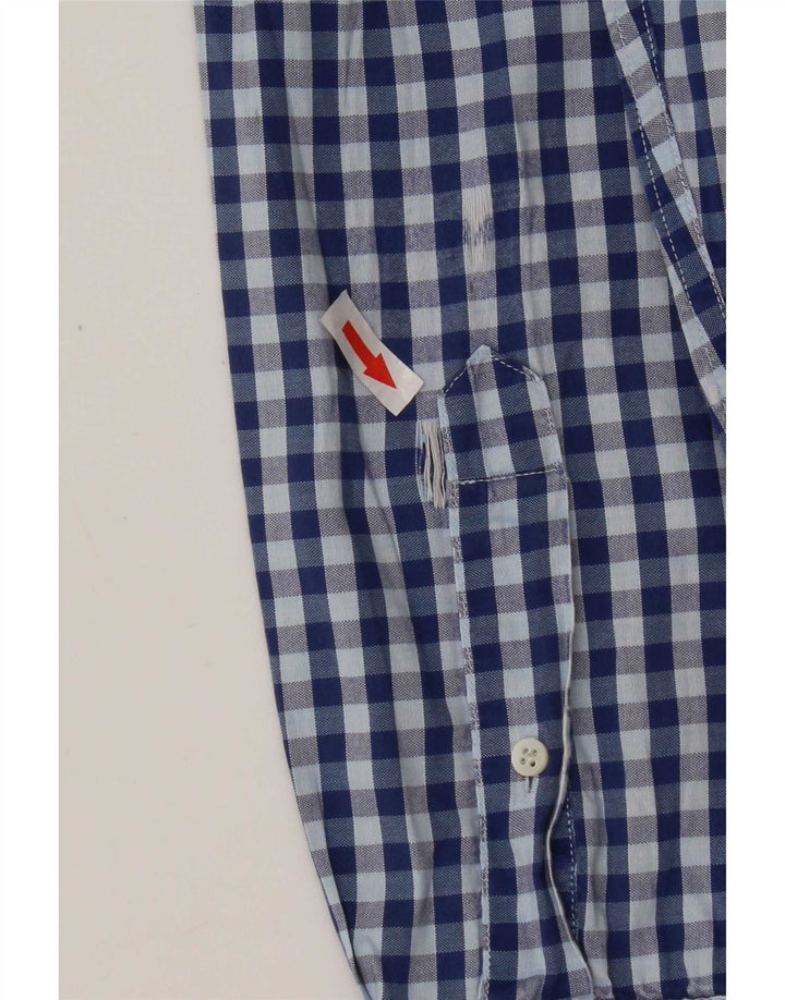 Gant Chemise Heritage Regular Fit Homme Bleu Moyen Vichy Coton