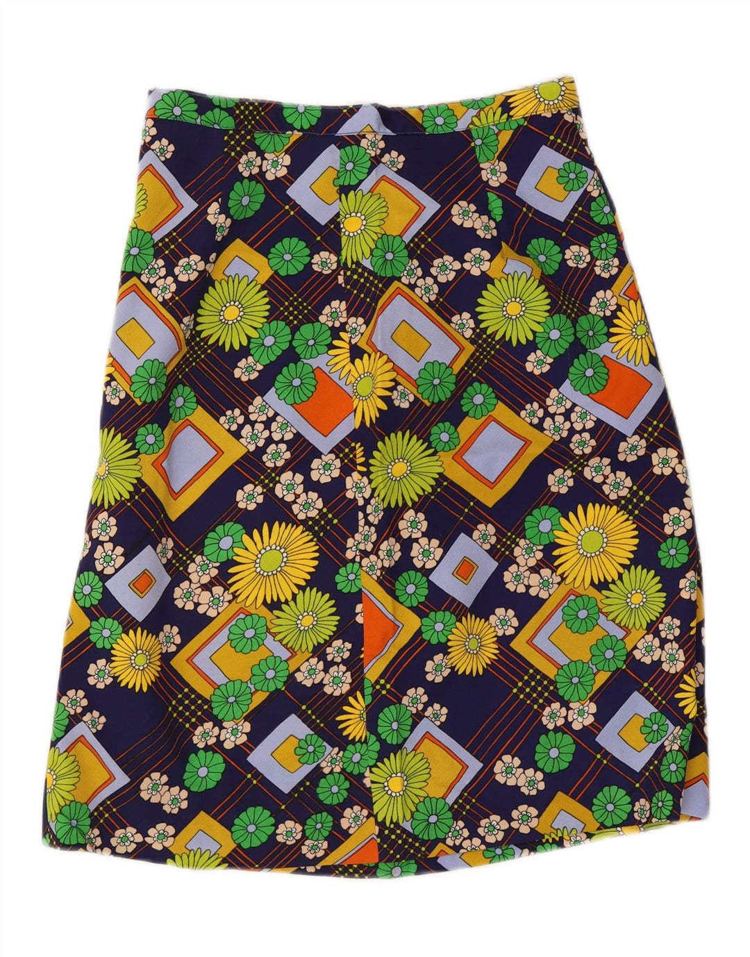 VINTAGE Jupe trapèze femme W29 Medium multicolore floral