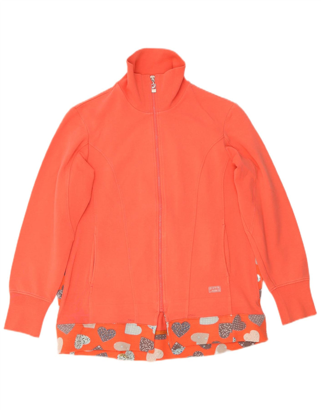Asics Veste de survêtement pour femme UK 16 Grand cœur orange