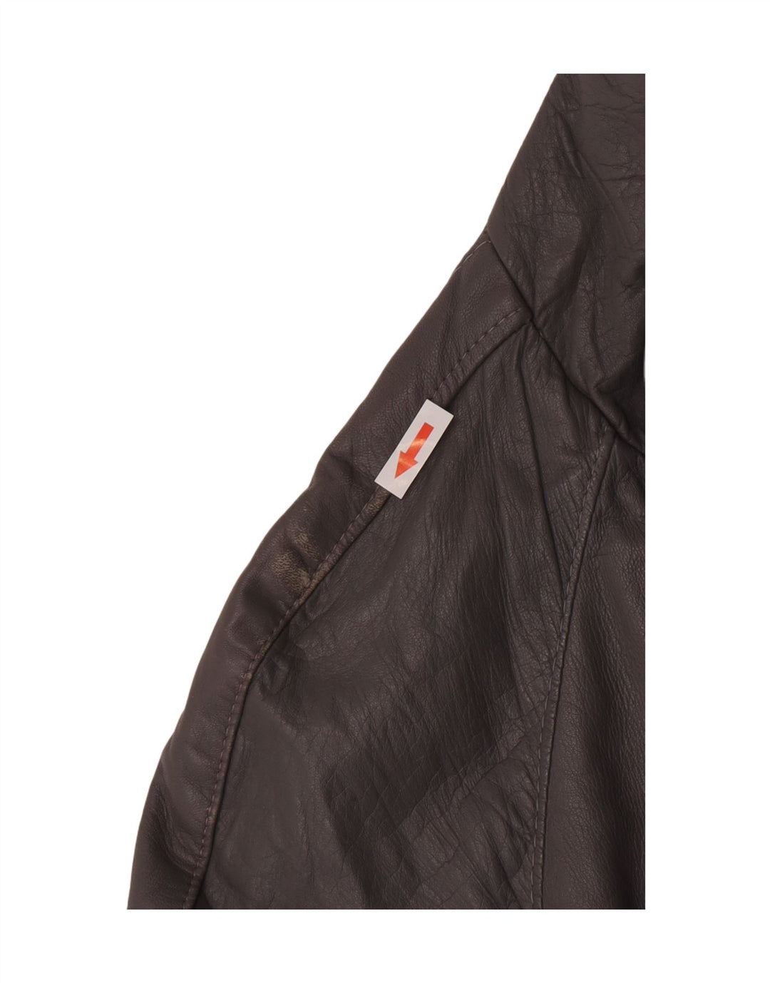 veste en cuir homme vintage IT 48 cuir gris moyen