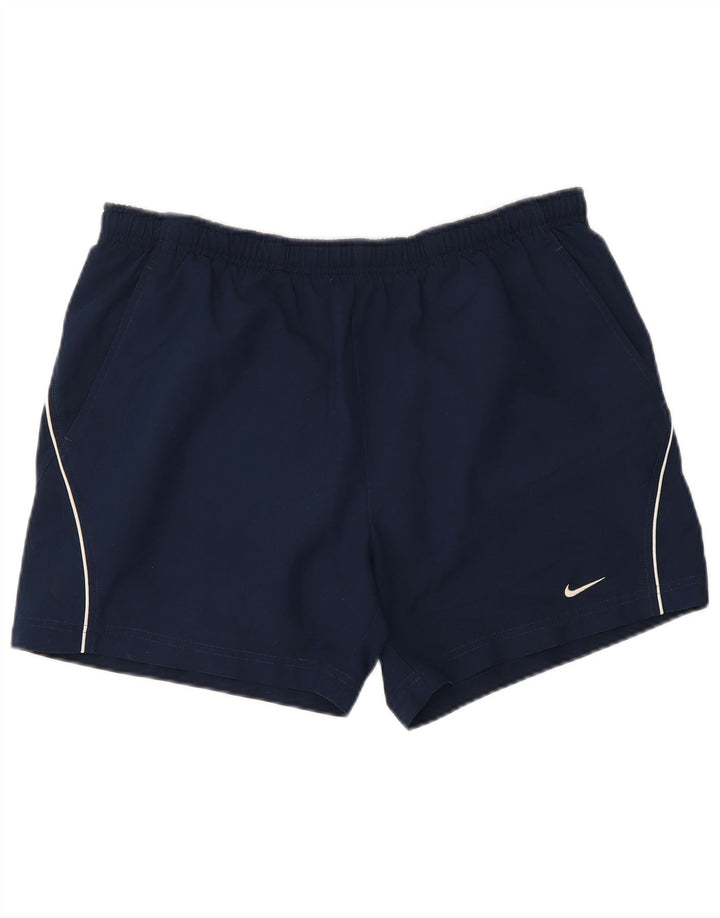 NIKE Short de sport pour homme Bleu marine moyen