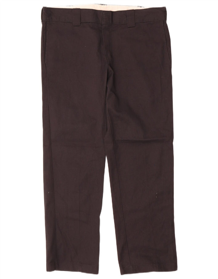 Dickies Pantalon Chino Slim Droit Homme W36 L30 Noir Polyester