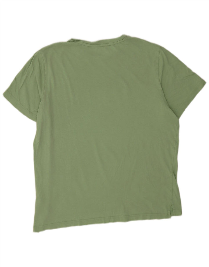 Puma T-Shirt Graphique Homme Vert Large Coton