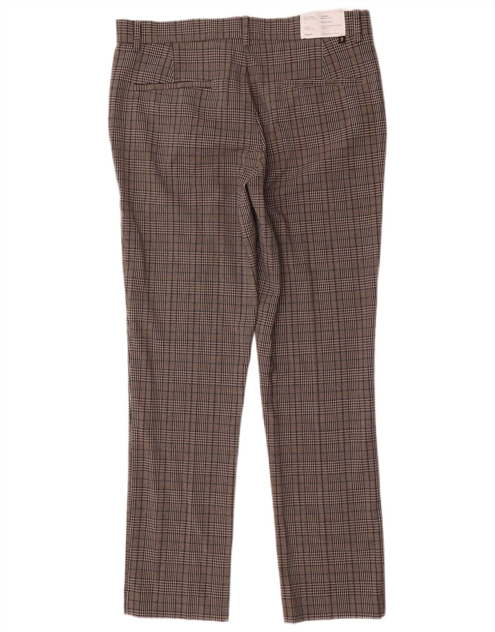 Farah Pantalon Chino Slim Homme W32 L30 Gris Carreaux Polyester
