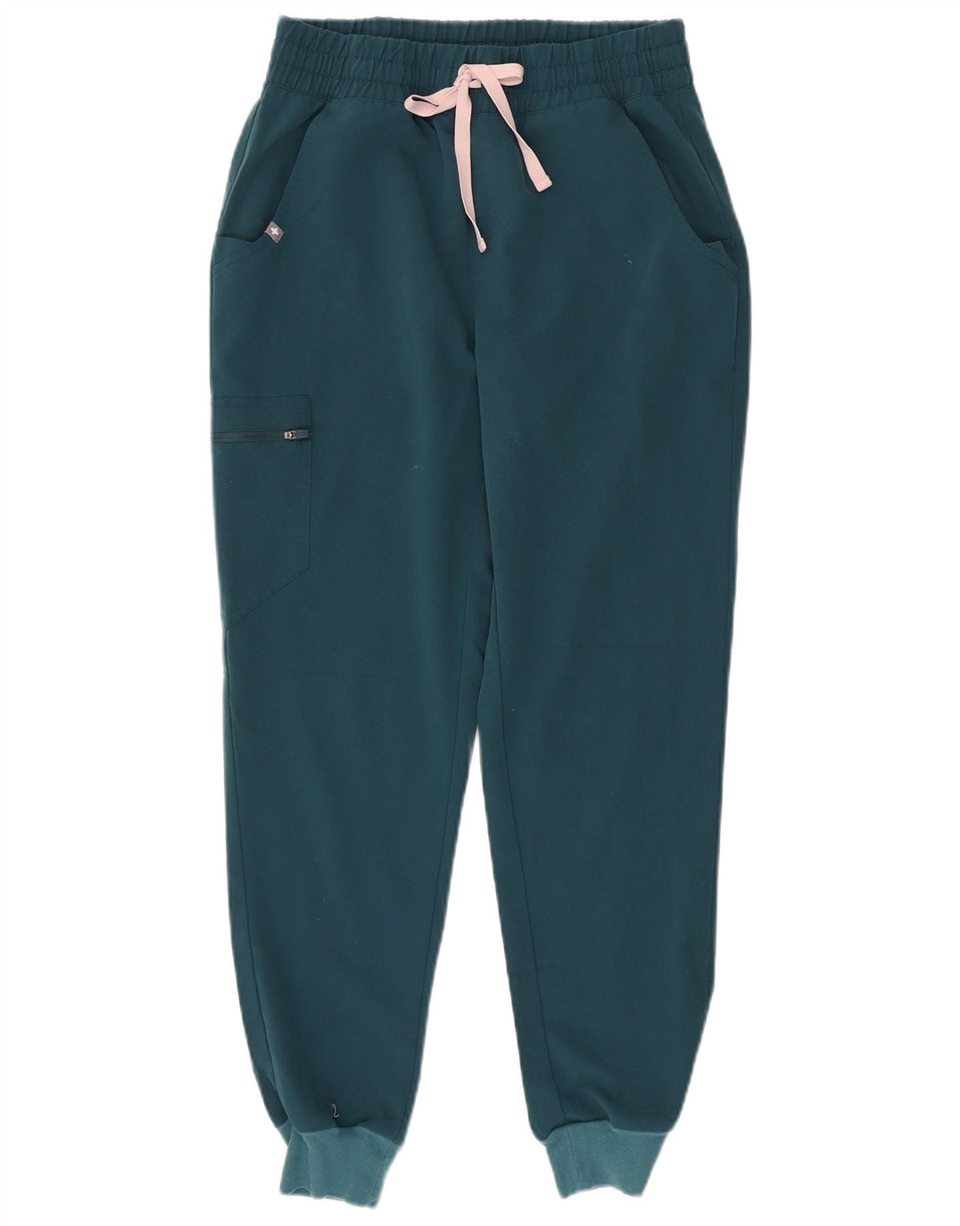 FIGS Pantalon de survêtement cargo pour femme UK 10 Petit Vert Polyester