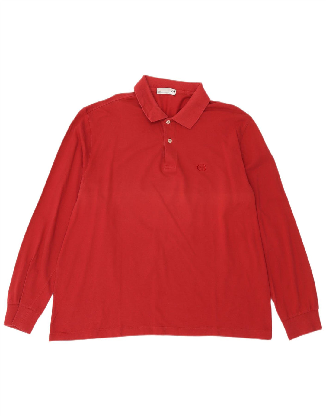 milano Polo à manches longues pour hommes, grand rouge