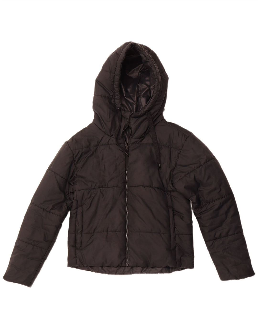 NIKE Veste matelassée réversible à capuche pour femme UK 10 Small Noir Polyester