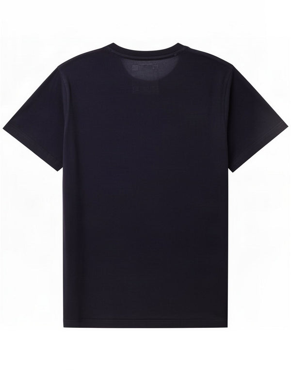 T-shirt Crew Clothing pour homme en coton bleu marine Large