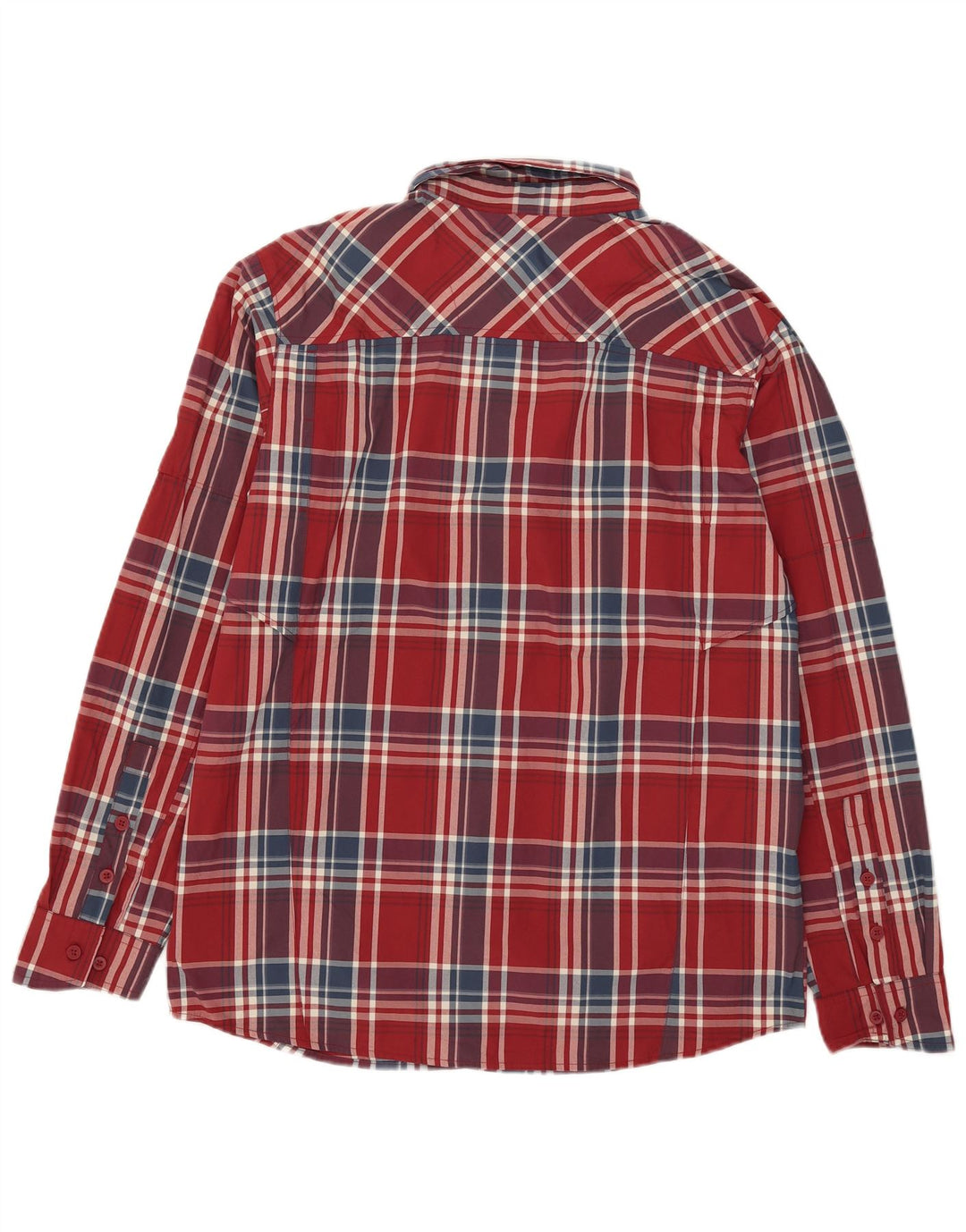 Columbia Chemise Homme Grand Carreau Rouge Polyester