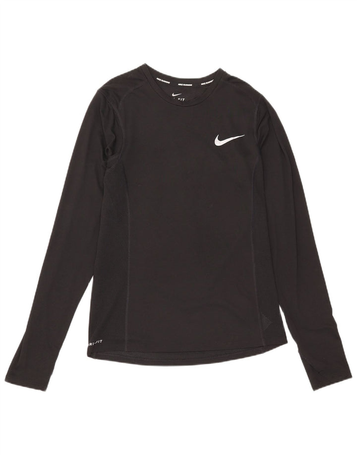 Nike Haut Dri Fit à manches longues pour homme Taille S Noir Polyester
