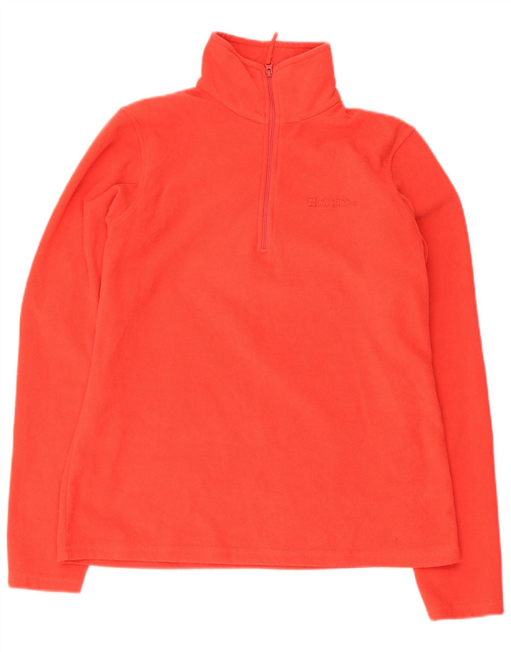 Mountain Warehouse Pull polaire à col zippé pour femme UK 14 Rouge moyen Polyester