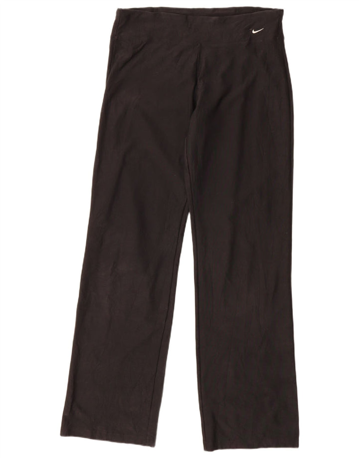 Pantalon de survêtement Nike Femme US 8/10 Noir Moyen Polyester