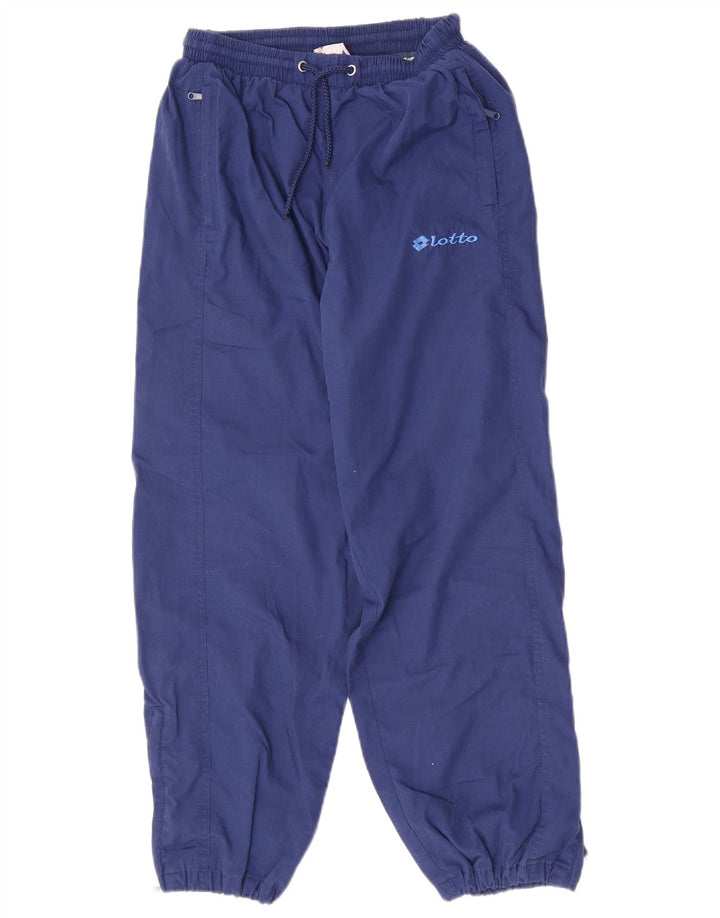 Lotto Pantalon de Survêtement Homme Joggers Petit Bleu Marine Polyester