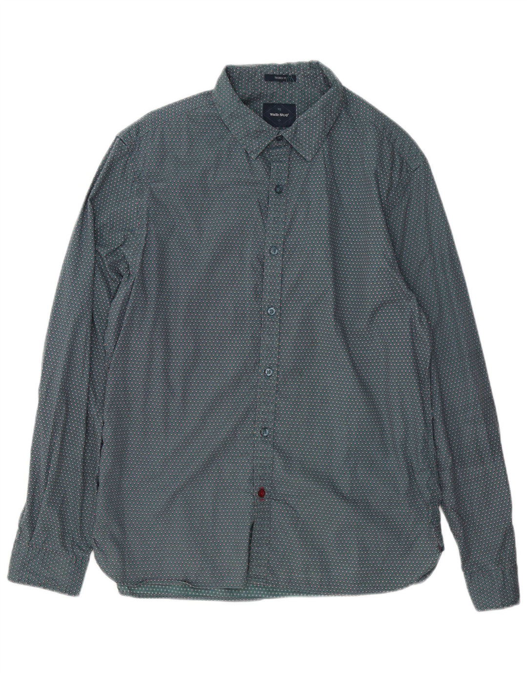 Chemise Homme White Stuff Large Coton Géométrique Vert
