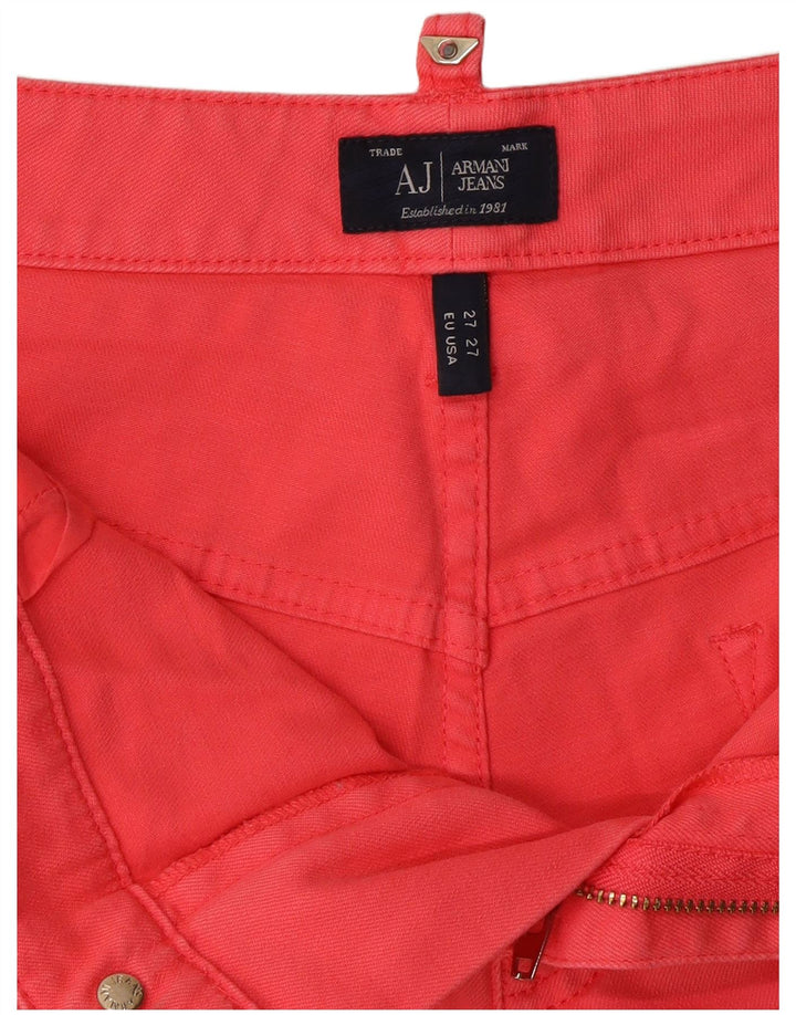 ARMANI Short décontracté W27 pour femme Petit Rose