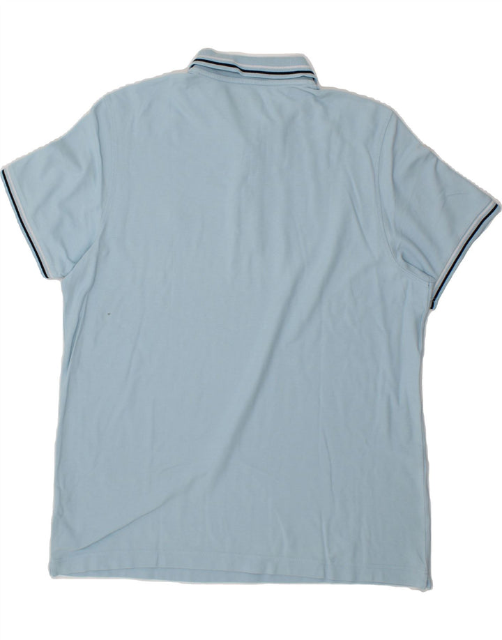 LOTTO Mens Polo Shirt 2XL Blue Cotton Vintage Lotto and Second-Hand Lotto from Messina Hembry 