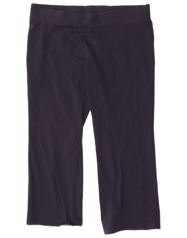 Marks & Spencer Pantalon de survêtement pour femme UK 20 2XL Bleu marine Coton