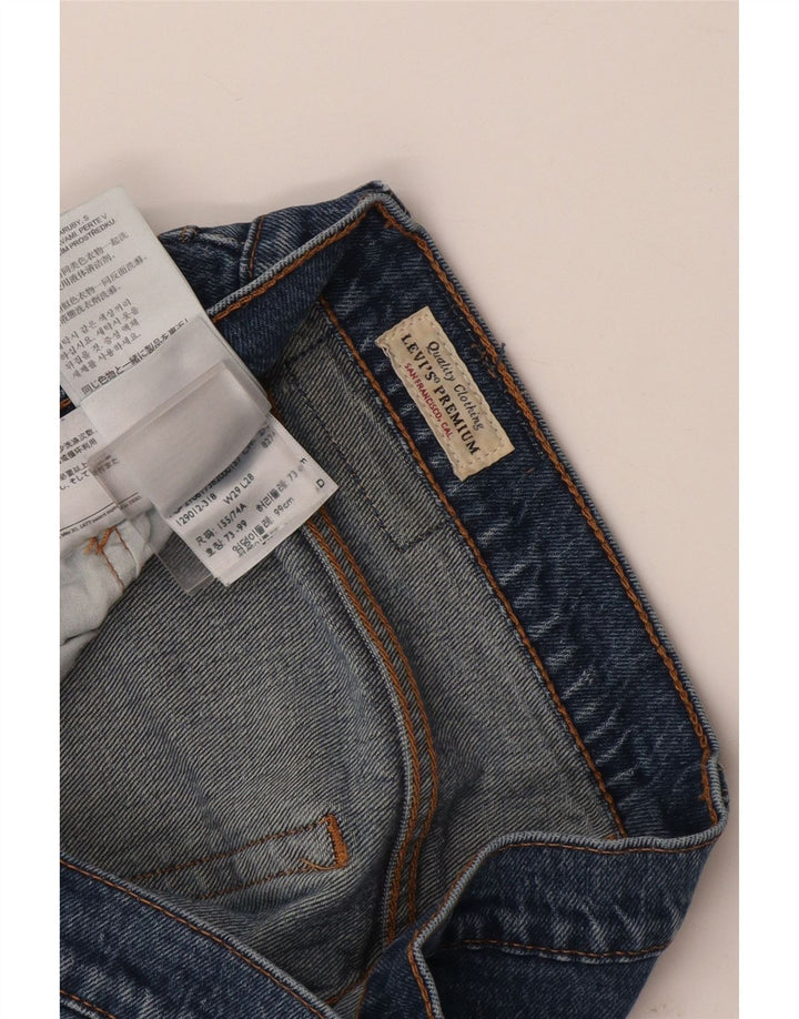 Levi's Jean Droit 501 Femme W29 L28 Bleu Coton