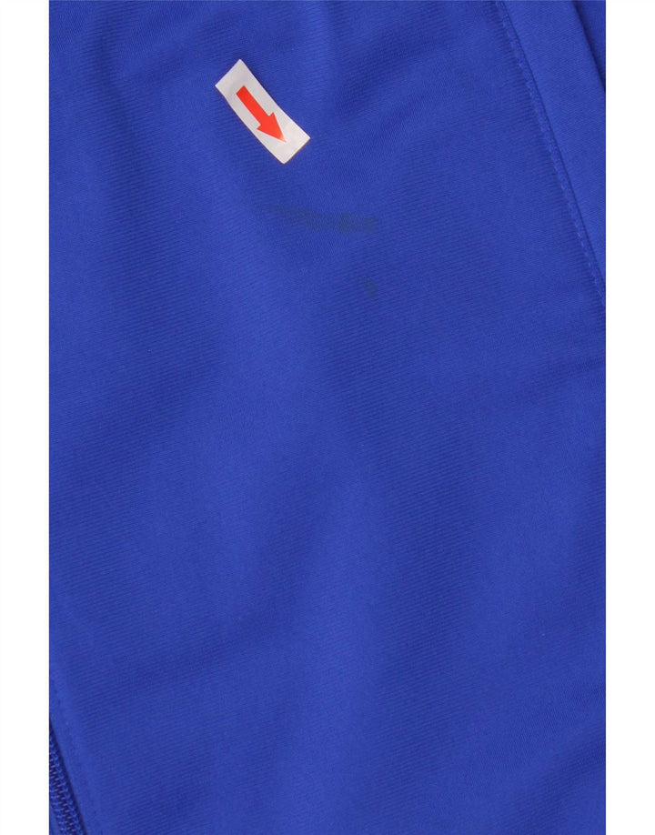 Adidas Veste de Survêtement Graphique Homme Bleu Moyen Polyester Colorblock
