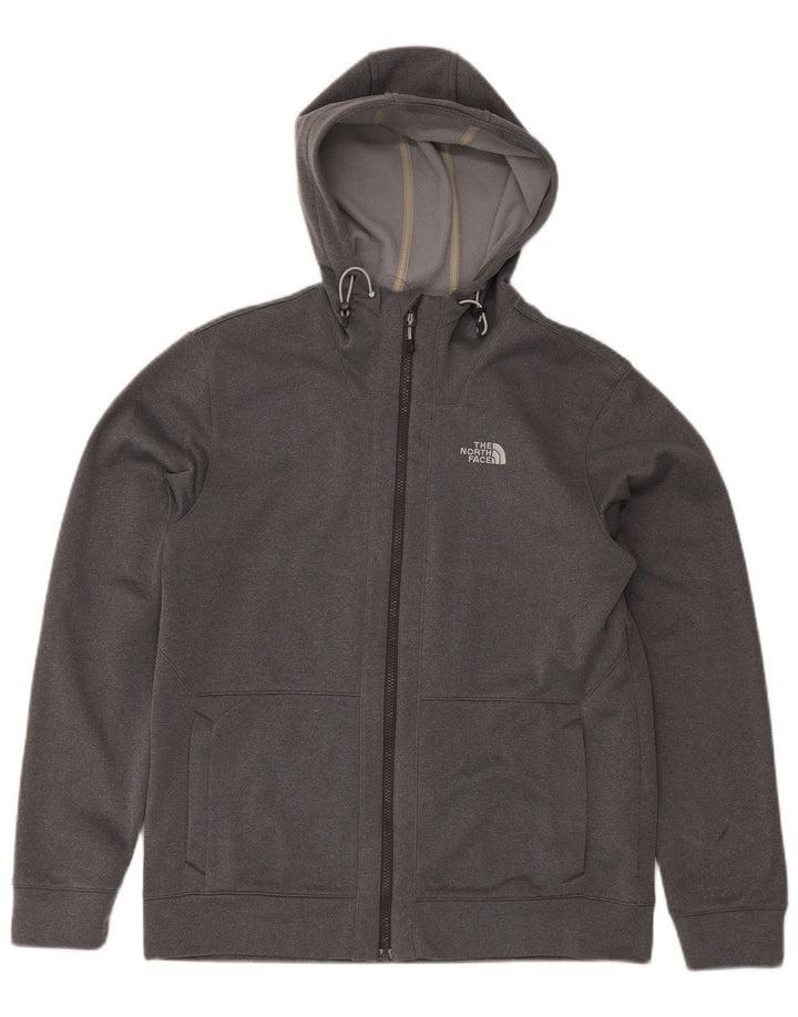 The North Face Pull à capuche zippé pour homme Gris moyen Polyester