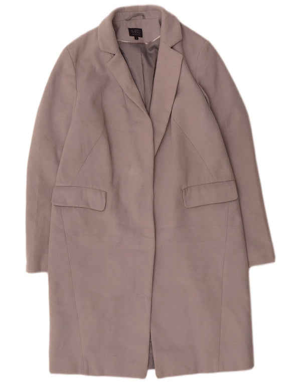 Marks & Spencer Manteau ouvert pour femme UK 10 Small Gris Polyester