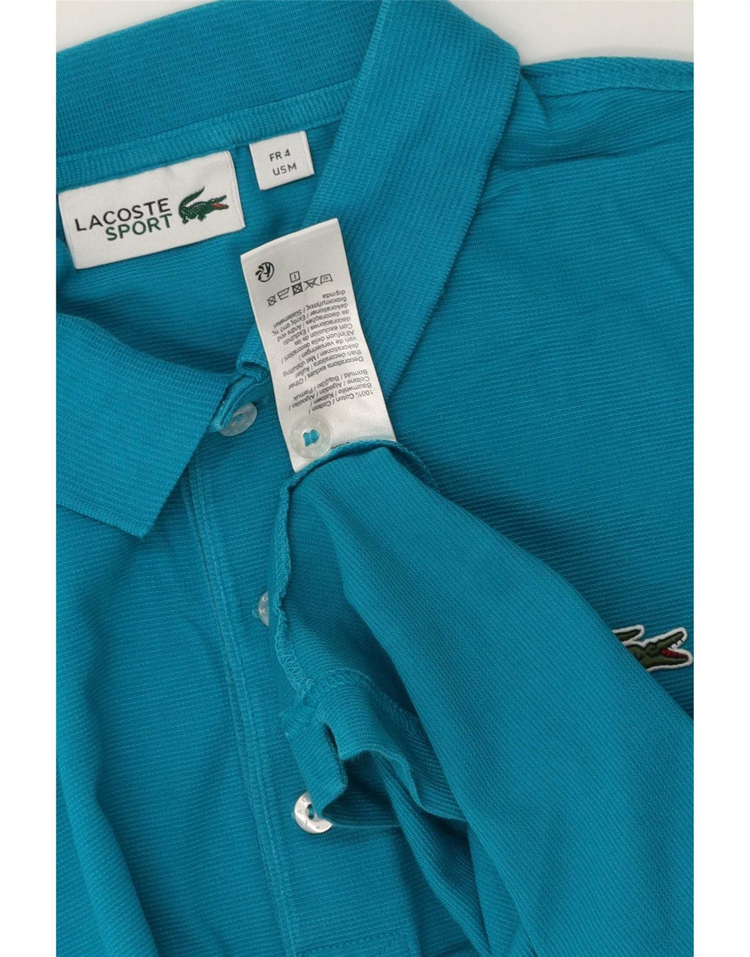 Lacoste Polo Homme Taille 4 Coton Bleu Moyen