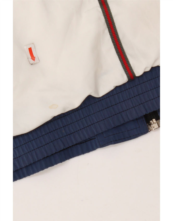 LOTTO Veste de survêtement pour homme UK 36/38 Petit Blanc Colorblock Polyester