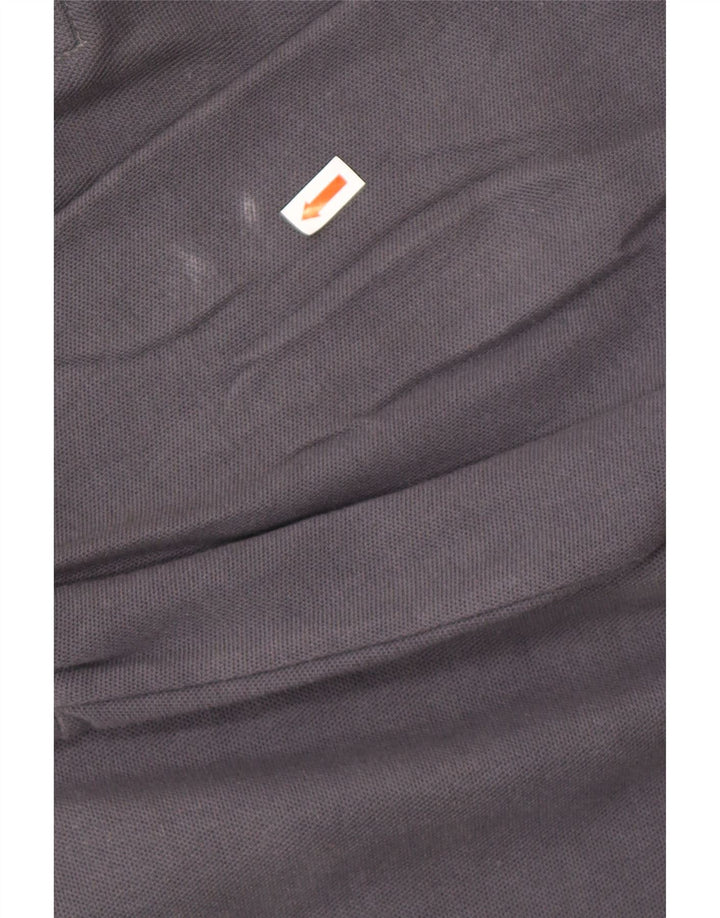 DIADORA Polo à Manches Longues Homme IT 48 Gris Moyen Coton