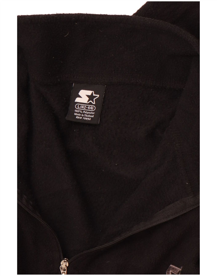 STARTER Pull Polaire à Col Zippé pour Homme Grand Noir Polyester Sports