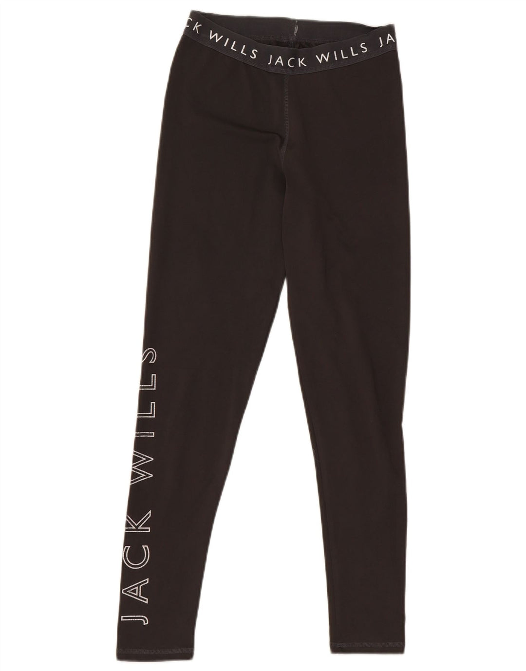 Jack Wills Leggings graphiques pour femmes UK 8 Small Noir Polyester