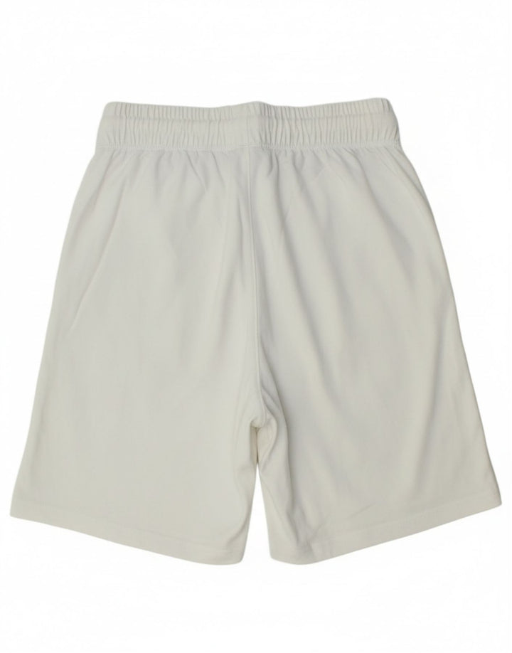Converse Short de sport graphique pour homme en coton blanc Taille S