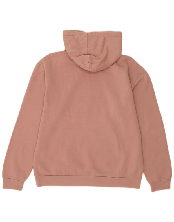Zara Pull à capuche pour femme UK 20 2XL Rose Coton