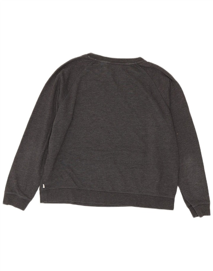 Levi's Sweat-Shirt Graphique Femme UK 18 XL Gris Coton