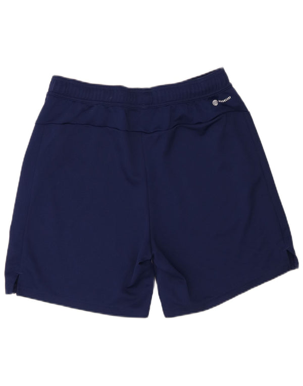 Adidas Short de sport Aeroready Regular Fit pour homme en polyester bleu marine Taille L