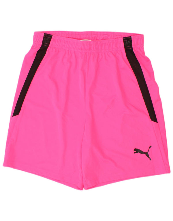 Puma Short de Sport Fille 15-16 Ans Rose Colourblock