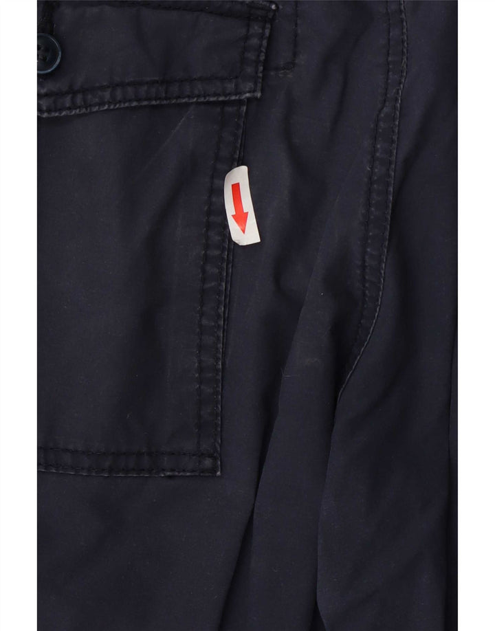 Calvin Klein Short Chino Homme W32 Bleu Marine Moyen Coton