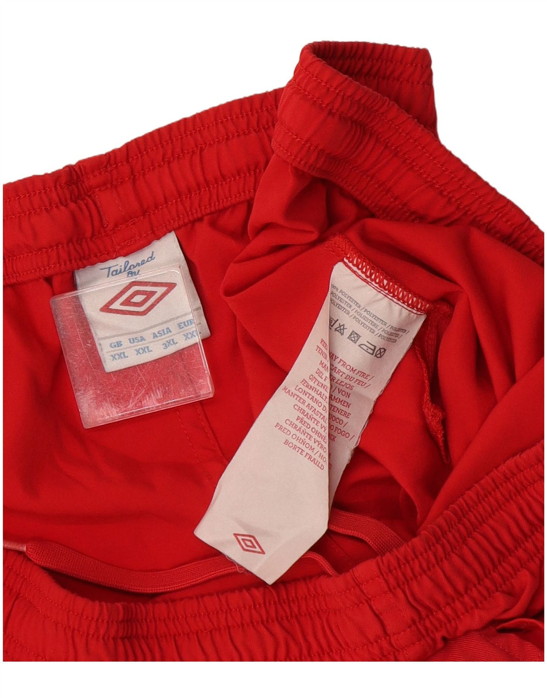 Under Armour Short de Sport Homme 2XL Rouge Polyester