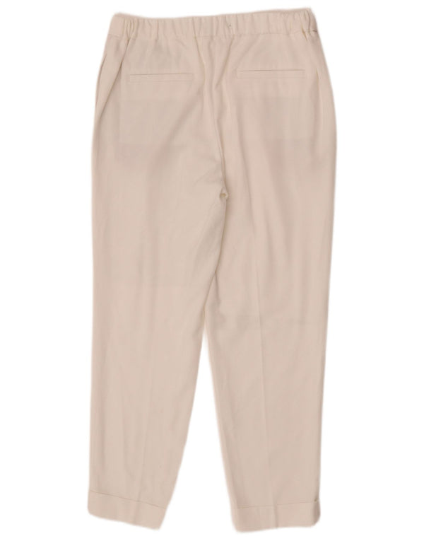 Marks & Spencer Pantalon chino fuselé pour homme UK 10 Small W26 L25 Blanc