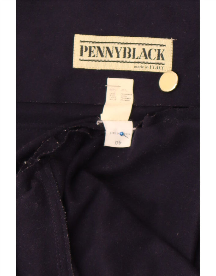 Penny Black Veste blazer surdimensionnée pour femme UK 10 Small Bleu marine