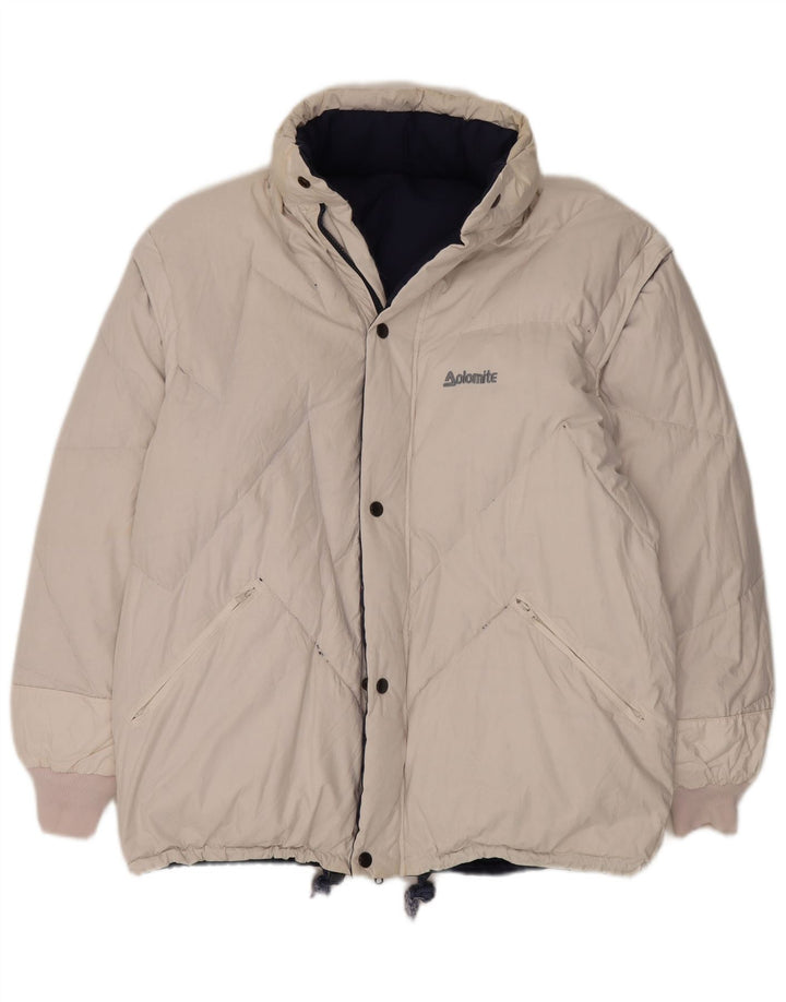 Dolomite Veste matelassée réversible pour homme UK 38 Bleu marine moyen Polyester