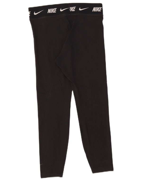 Nike Legging graphique coupe ajustée pour femme UK 14 Grand coton noir