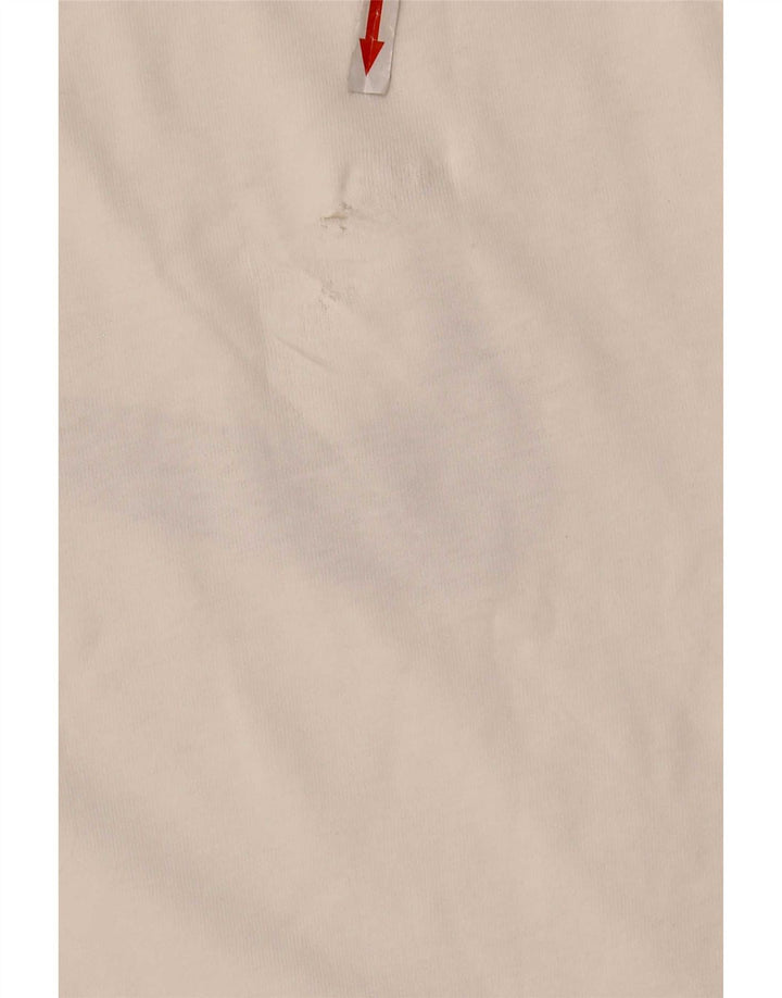 Nike T-shirt graphique pour homme en coton blanc moyen