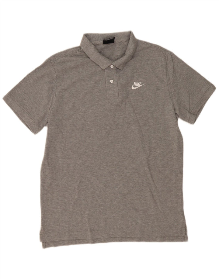 NIKE Polo Homme Grand Gris Coton
