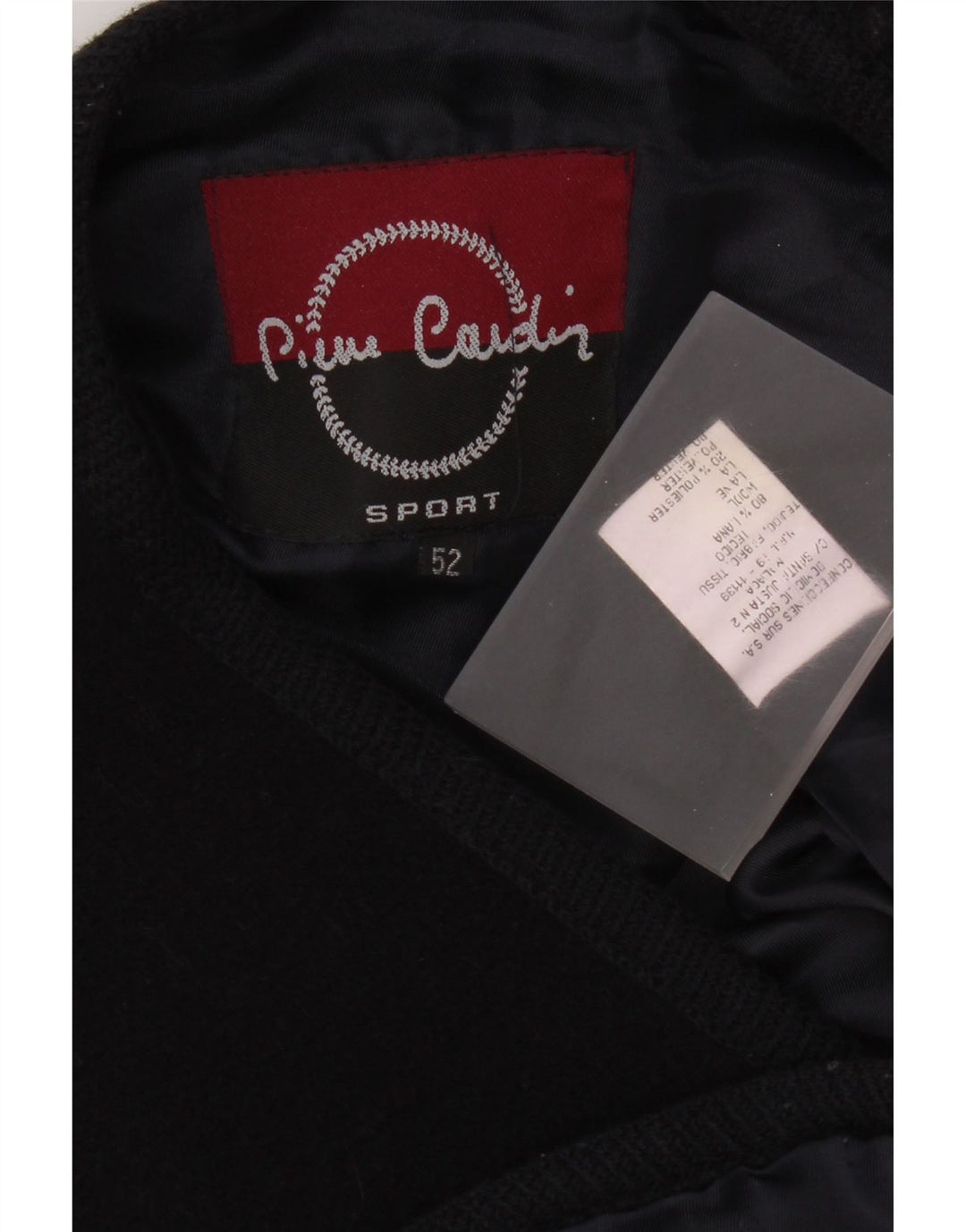 Gilet Homme Pierre Cardin IT 52 Large Laine Bleu Marine