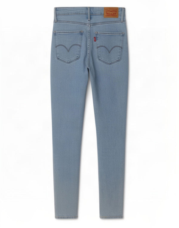 Levi's Jean Skinny Taille Haute 721 Femme W25 L28 Bleu Coton