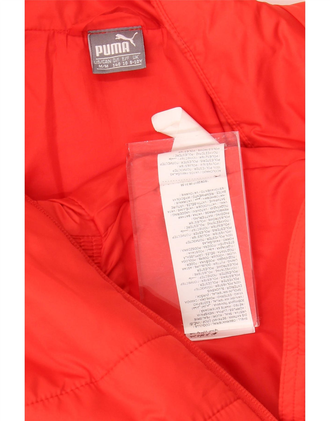 PUMA Veste matelassée fille 9-10 ans Rouge Polyester