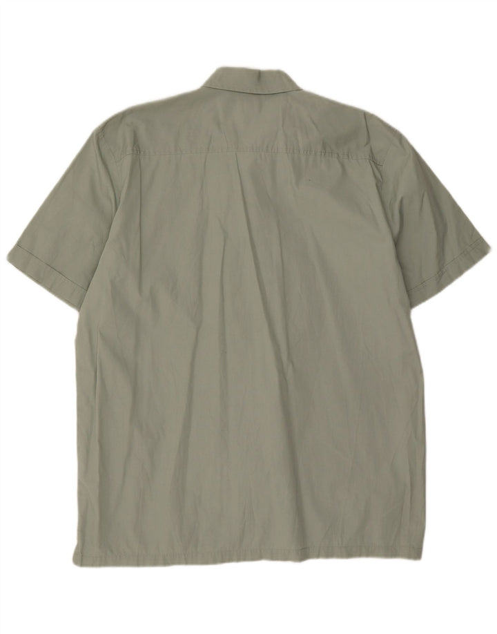 Levi's Chemise à Manches Courtes Homme Large Vert Coton