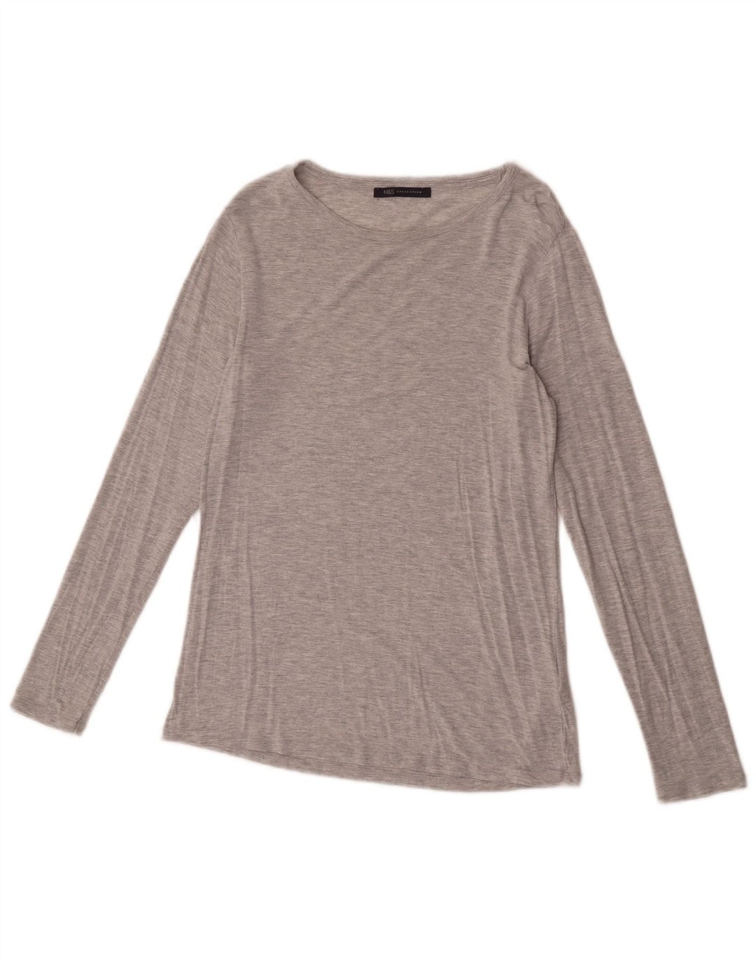 Marks & Spencer Haut à manches longues pour femme Gris moyen Modal UK 44